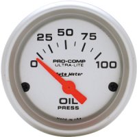 Auto Meter Ultra-Lite Oil Pressure Gauge 4327