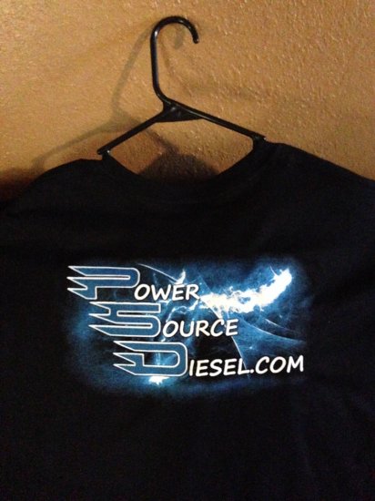 Power Source Diesel T-Shirt - Click Image to Close