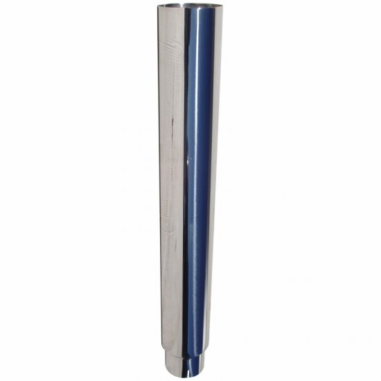 MBRP Smokers Chrome Stainless Steel Stack (Tip Only) (4"- 6") - Click Image to Close