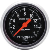 Auto Meter Sport-Comp Pyrometer Gauge Kit 3344