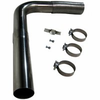 MBRP 4" XP Series Filter-Back Single Exhaust Stack System S8110409