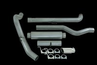 MBRP 4" Installer Series Downpipe-Back Exhaust System S6004AL