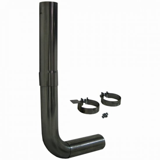 MBRP 4" XP Series Single Exhaust Stack System UT3001 - Click Image to Close