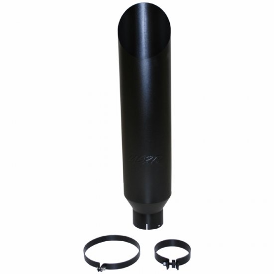 MBRP Smokers Black Coated Stack (Tip Only) (8") - Click Image to Close