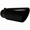 MBRP Angled Rolled Edge Single Wall Exhaust Tip (4" Inlet, 5" Outlet) T5051