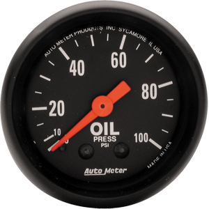 Auto Meter Z-Series Oil Pressure 2604 - Click Image to Close
