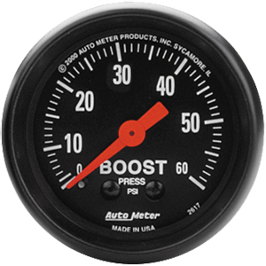 Auto Meter Z-Series Boost Gauge 2617 - Click Image to Close