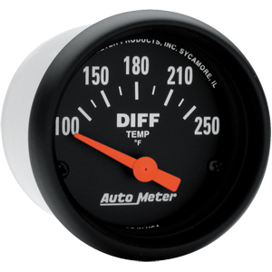 Auto Meter Z-Series Differential Temperature Gauge 2636 - Click Image to Close