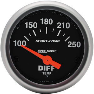 Auto Meter Sport-Comp Differential Temp. Gauge 3349 - Click Image to Close
