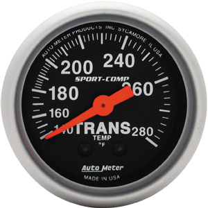 Auto Meter Sport-Comp Transmission Temp Gauge 3351 - Click Image to Close