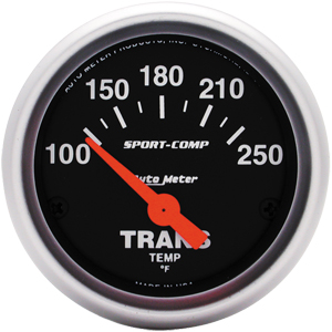 Auto Meter Sport-Comp Transmission Temp Gauge 3357 - Click Image to Close