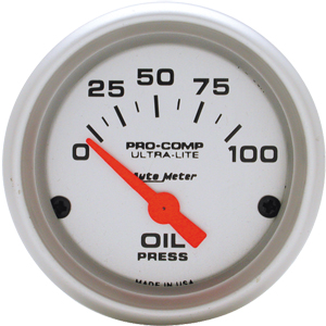 Auto Meter Ultra-Lite Oil Pressure Gauge 4327 - Click Image to Close