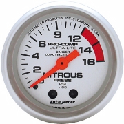 Auto Meter Ultra-Lite Nitrous Pressure Gauge 4328 - Click Image to Close