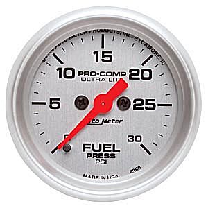 Auto Meter Ultra-Lite Fuel Pressure Gauge Kit 4360 - Click Image to Close
