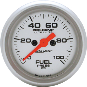 Auto Meter Ultra-Lite Fuel Pressure Gauge Kit 4363 - Click Image to Close