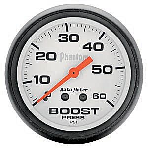 Auto Meter Phantom Series Boost Gauge 5705 - Click Image to Close