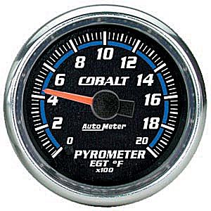 Auto Meter Cobalt Series Pyrometer Gauge 6145 - Click Image to Close