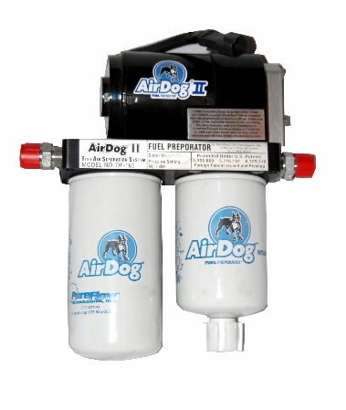 AirDog II DF-165 w/ Built-In Adj Reg Quick Disconnect Preset @ 8PSI 92-00 Chevy Diesel - Click Image to Close