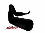 MBRP 4" Black Series Downpipe-Back Exhaust System S6004BLK - Click Image to Close