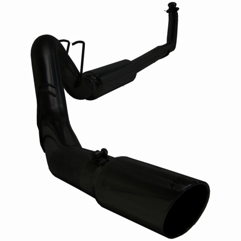 MBRP 4" Black Series Turbo-Back Exhaust System S6100BLK - Click Image to Close