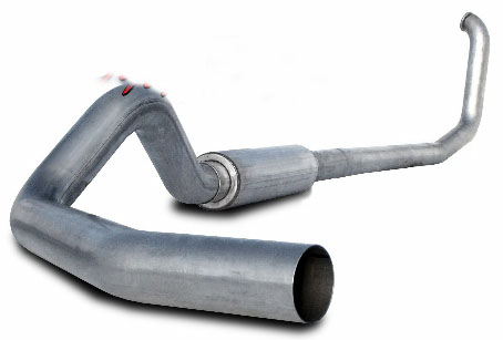 MBRP 4" Installer Series Turbo-Back Exhaust System S6200AL - Click Image to Close