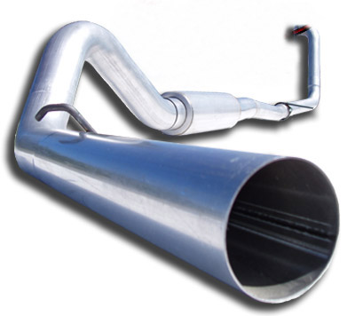 MBRP 4" Installer Series Turbo-Back Exhaust System S6216AL - Click Image to Close