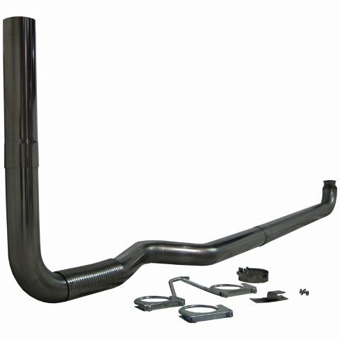 MBRP 4" XP Series Single Downpipe-Back Exhaust Stack System S8006409 - Click Image to Close