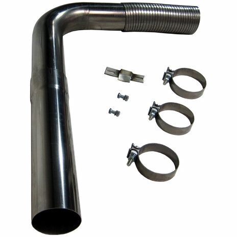 MBRP 4" XP Series Filter-Back Single Exhaust Stack System S8110409 - Click Image to Close