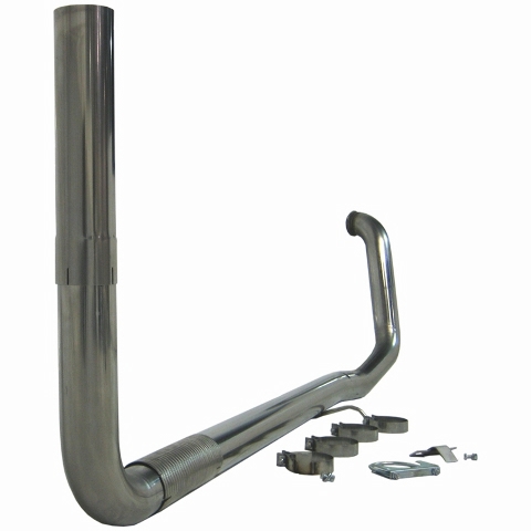 MBRP 4" XP Series Single Turbo-Back Exhaust Stack System S8206409 - Click Image to Close
