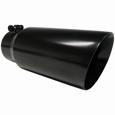 MBRP Black Angled Dual Walled Exhaust Tip (4" Inlet, 5" Outlet) T5053BLK - Click Image to Close