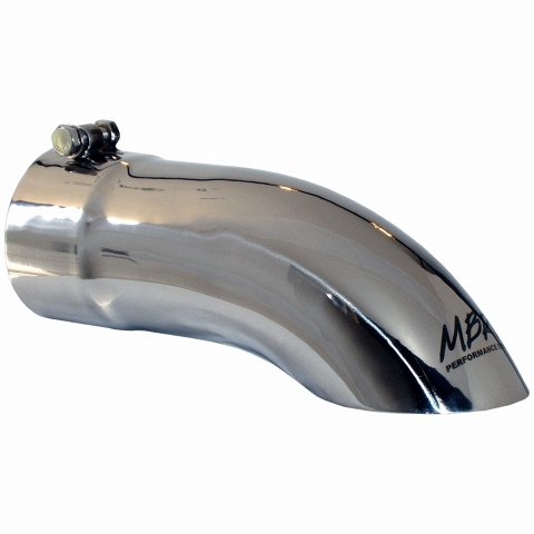 MBRP 12" Diesel Exhaust Universal Tip, 4" O.D. Turn Down 4" inlet 12" length - Click Image to Close