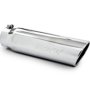 MBRP 18" Diesel Exhaust Tip Universal Tip 5" O.D., Angled Rolled End, 4" inlet 18" in length, T304